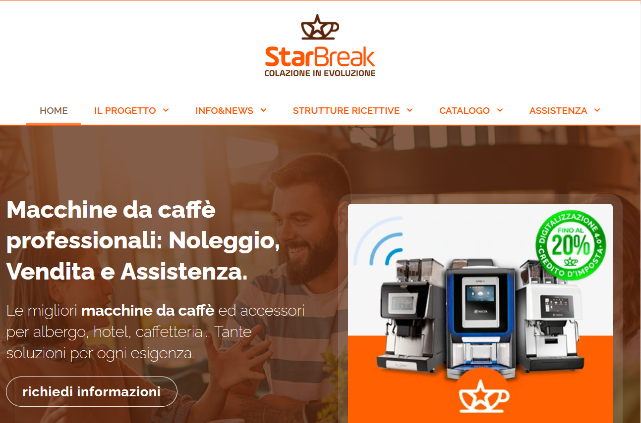 Starbreak: fornitore macchine prima colazione